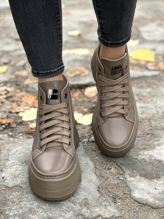 Sneakersy OLEKSY ze skóry Polskiej produkcji