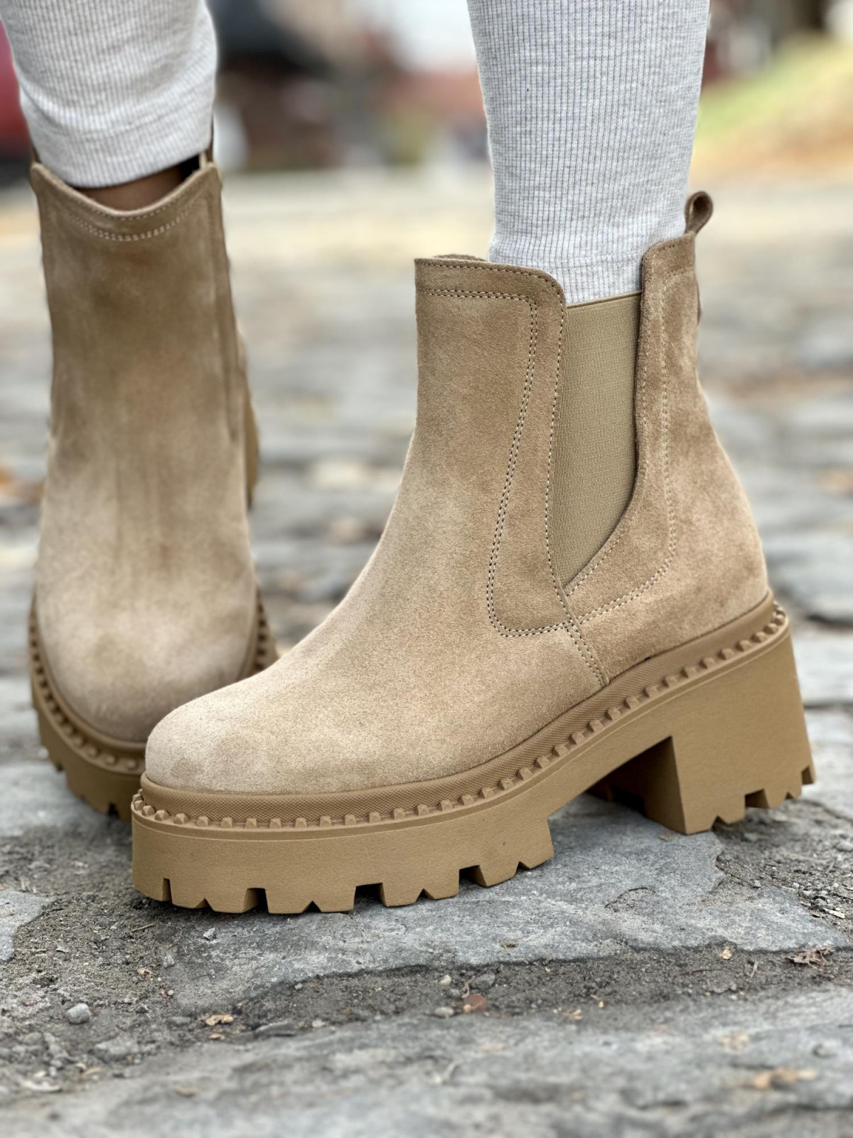 Botki skórzane OLEKSY Polskiej produkcji