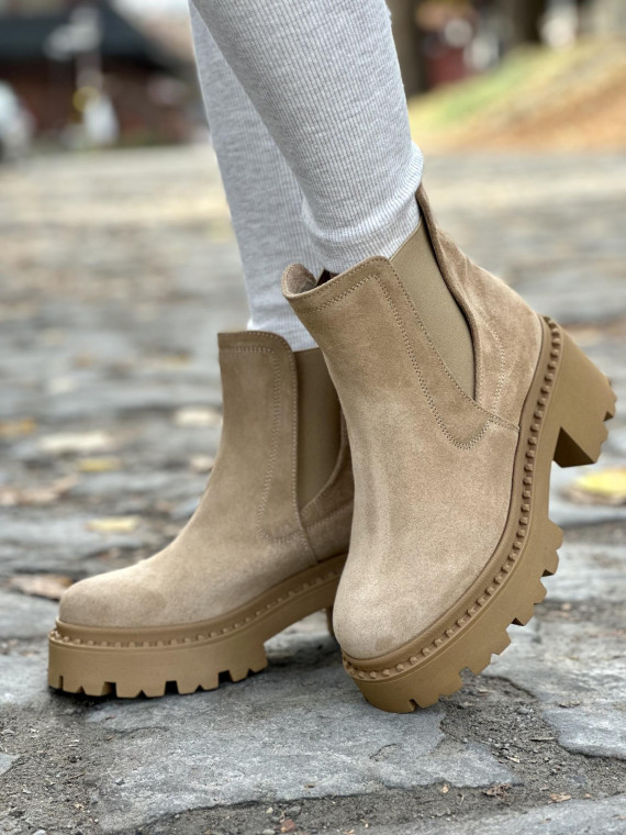 Botki skórzane OLEKSY Polskiej produkcji