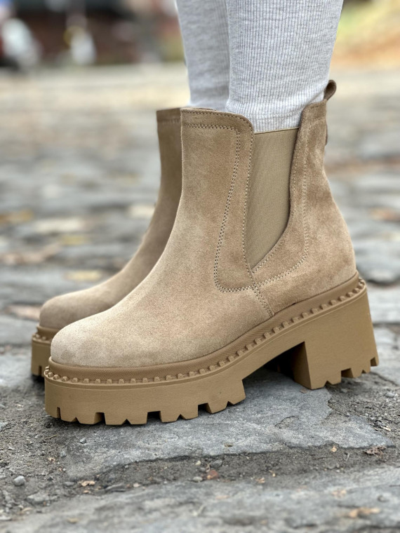 Botki skórzane OLEKSY Polskiej produkcji