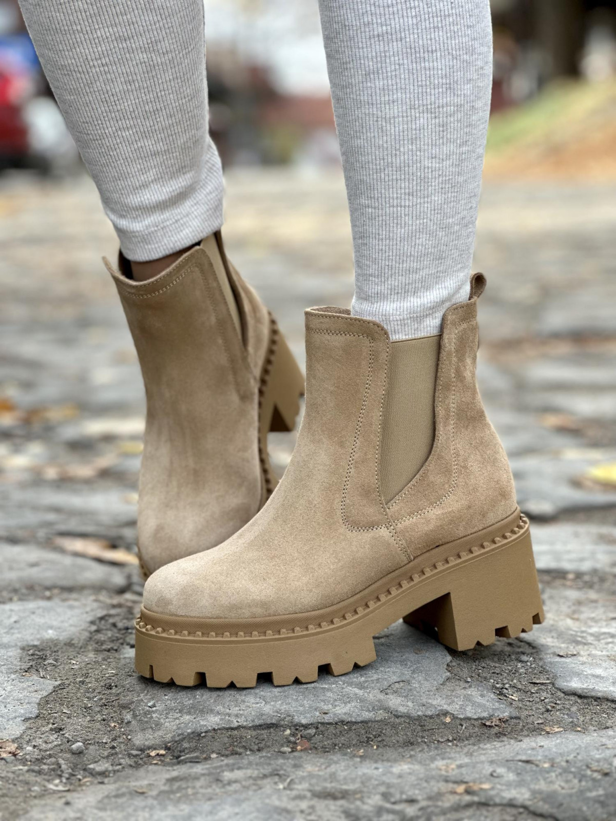 Botki skórzane OLEKSY Polskiej produkcji