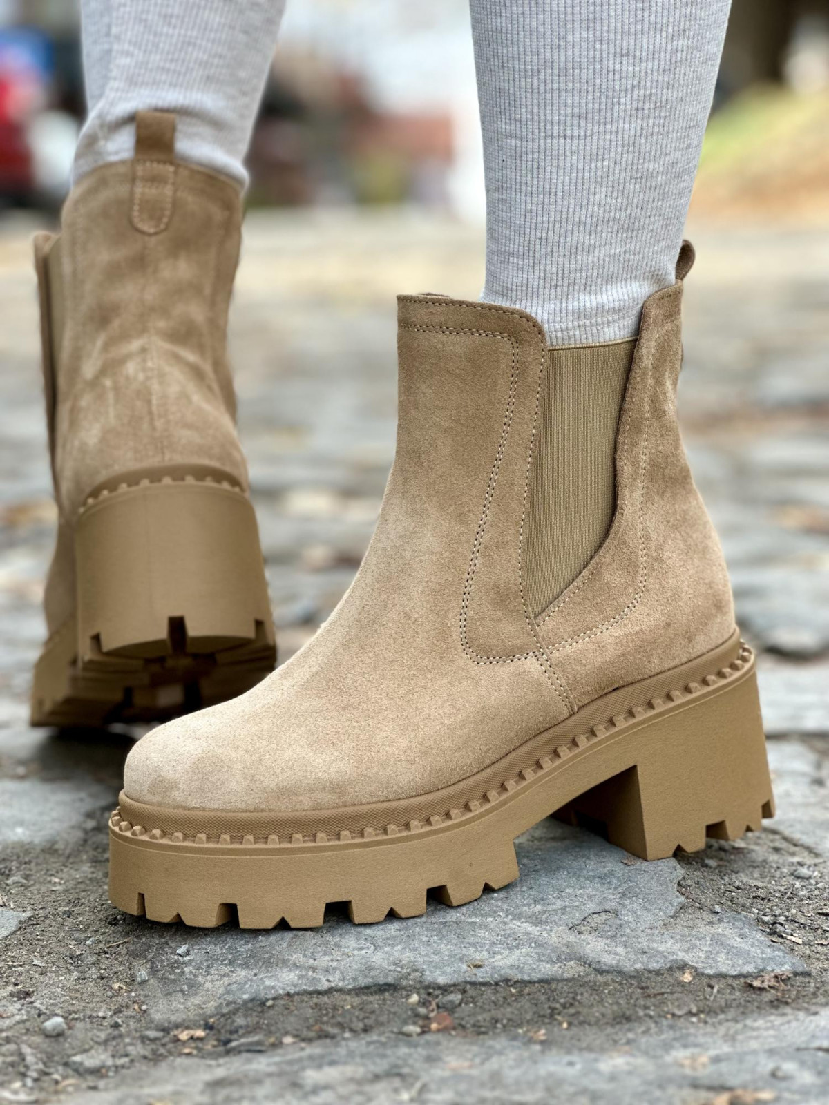 Botki skórzane OLEKSY Polskiej produkcji