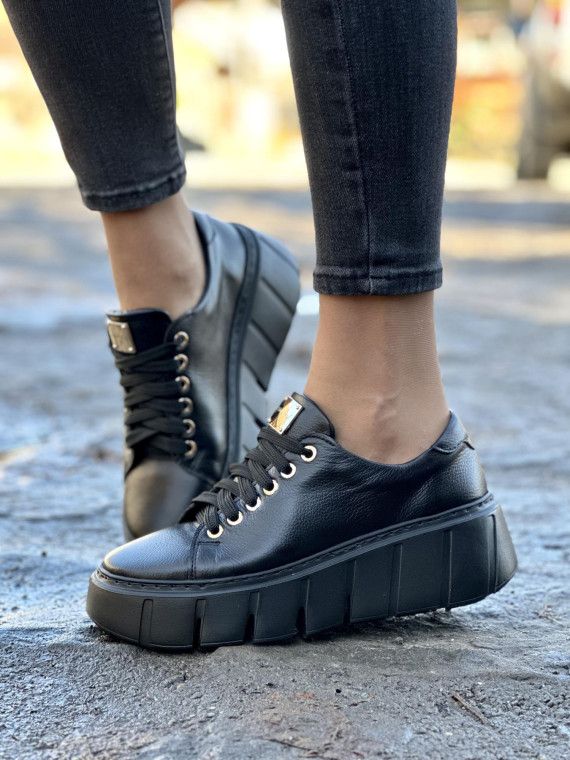 Sneakersy OLEKSY ze skóry Polskiej produkcji