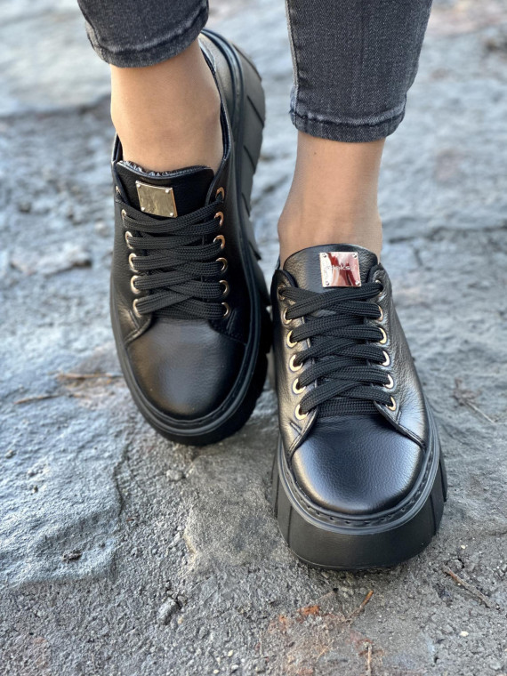 Sneakersy OLEKSY ze skóry Polskiej produkcji