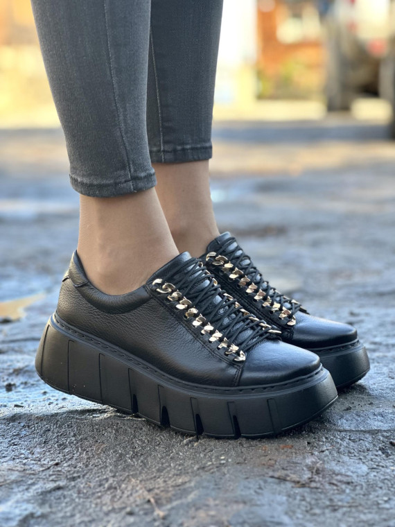 Sneakersy OLEKSY ze skóry Polskiej produkcji