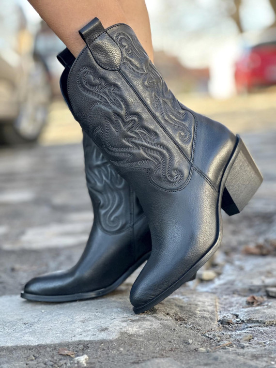 Kowbojki skórzane Polskiej produkcji