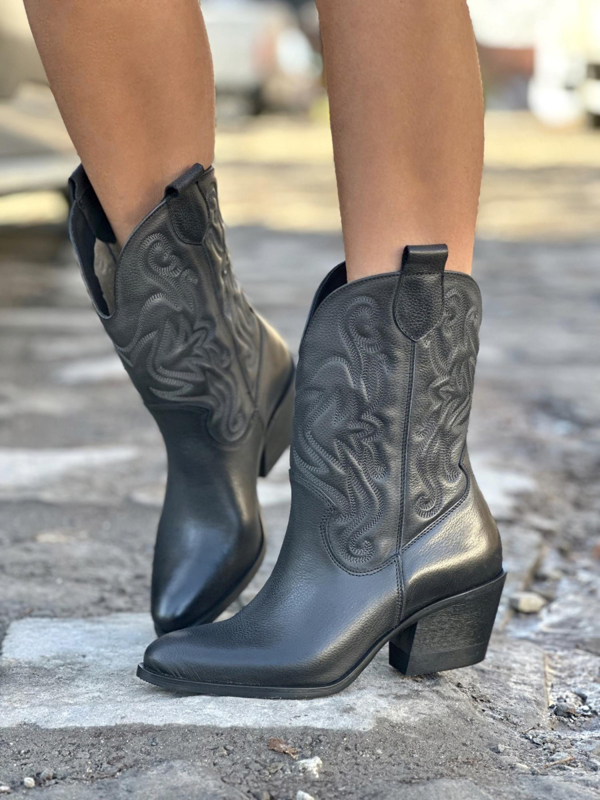 Kowbojki skórzane Polskiej produkcji