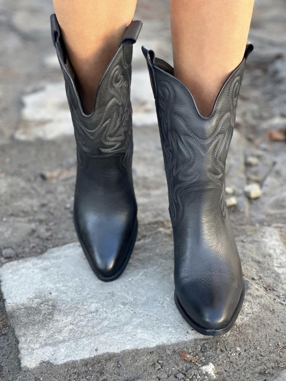 Kowbojki skórzane Polskiej produkcji