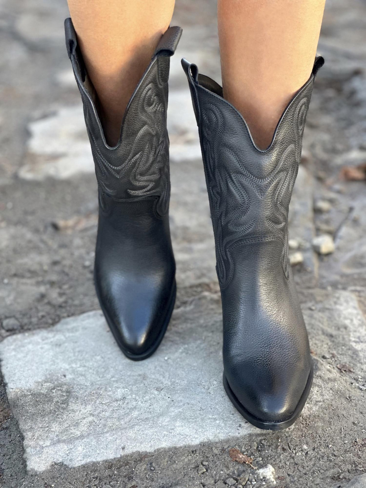 Kowbojki skórzane Polskiej produkcji