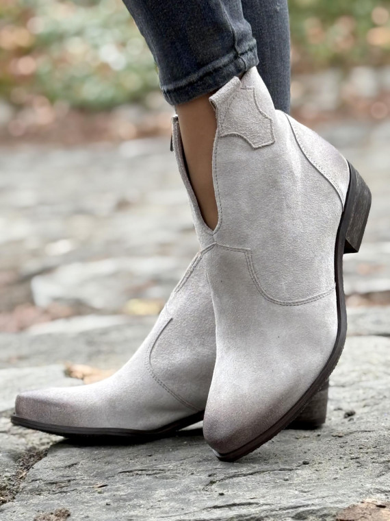 Kowbojki skórzane OLEKSY Polskiej produkcji