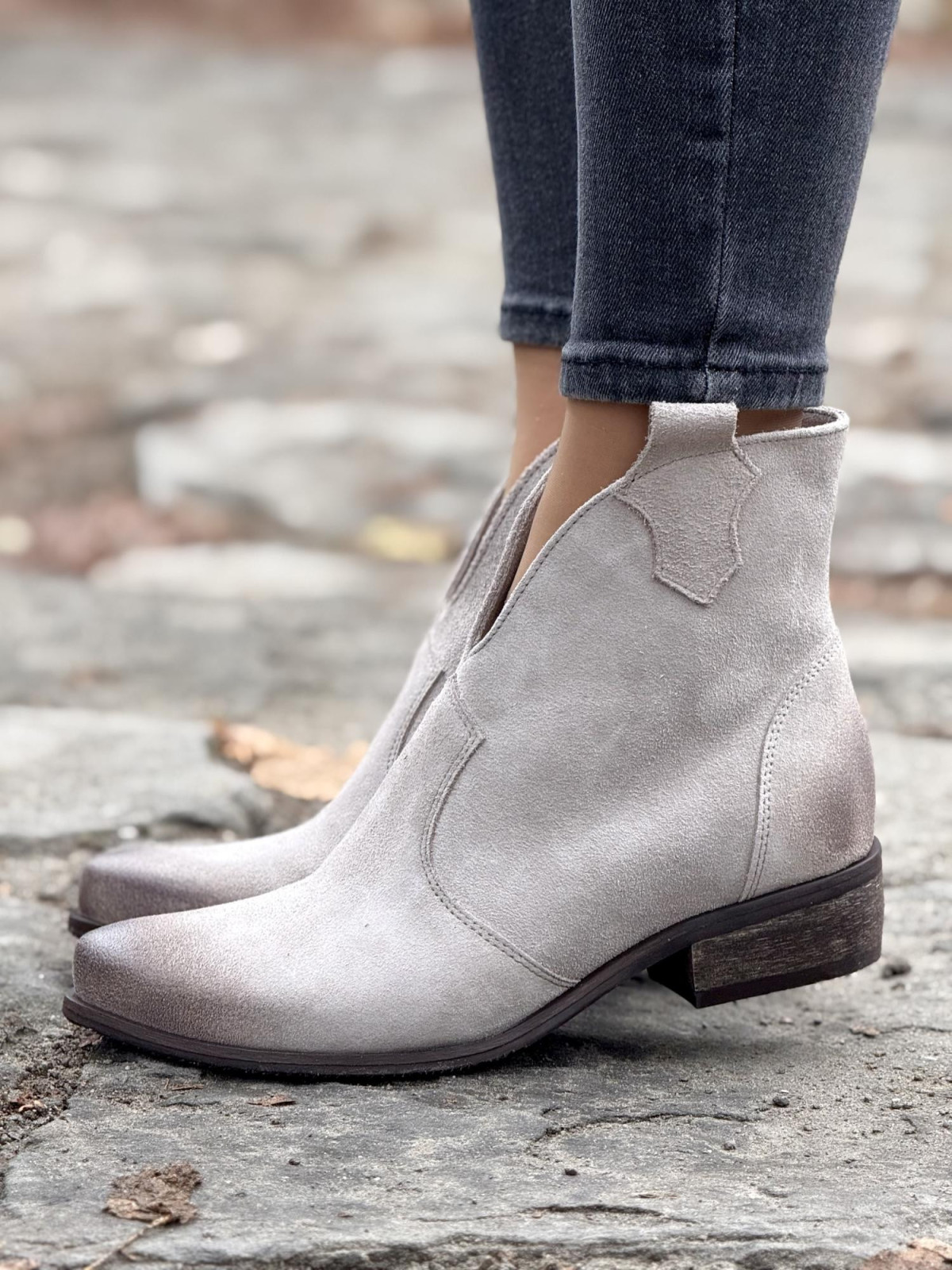 Kowbojki skórzane OLEKSY Polskiej produkcji