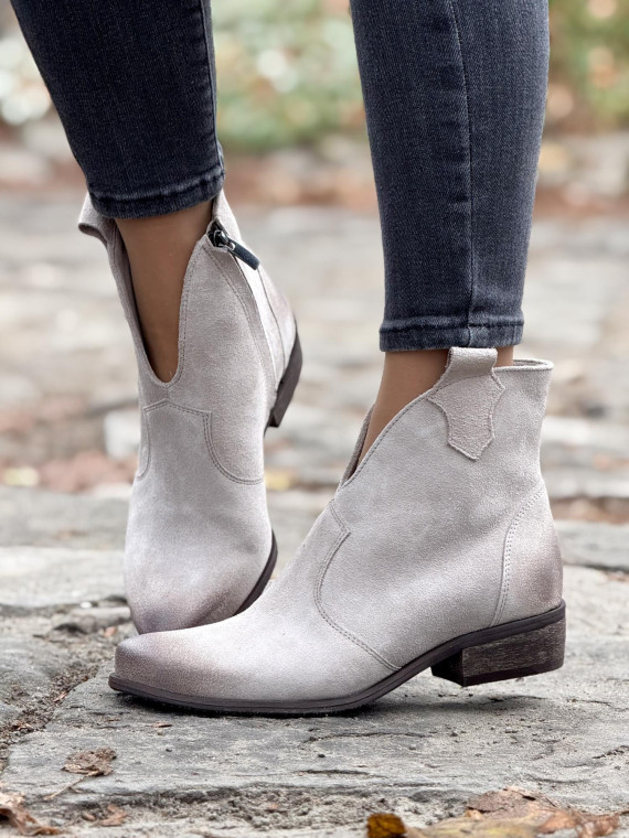 Kowbojki skórzane OLEKSY Polskiej produkcji