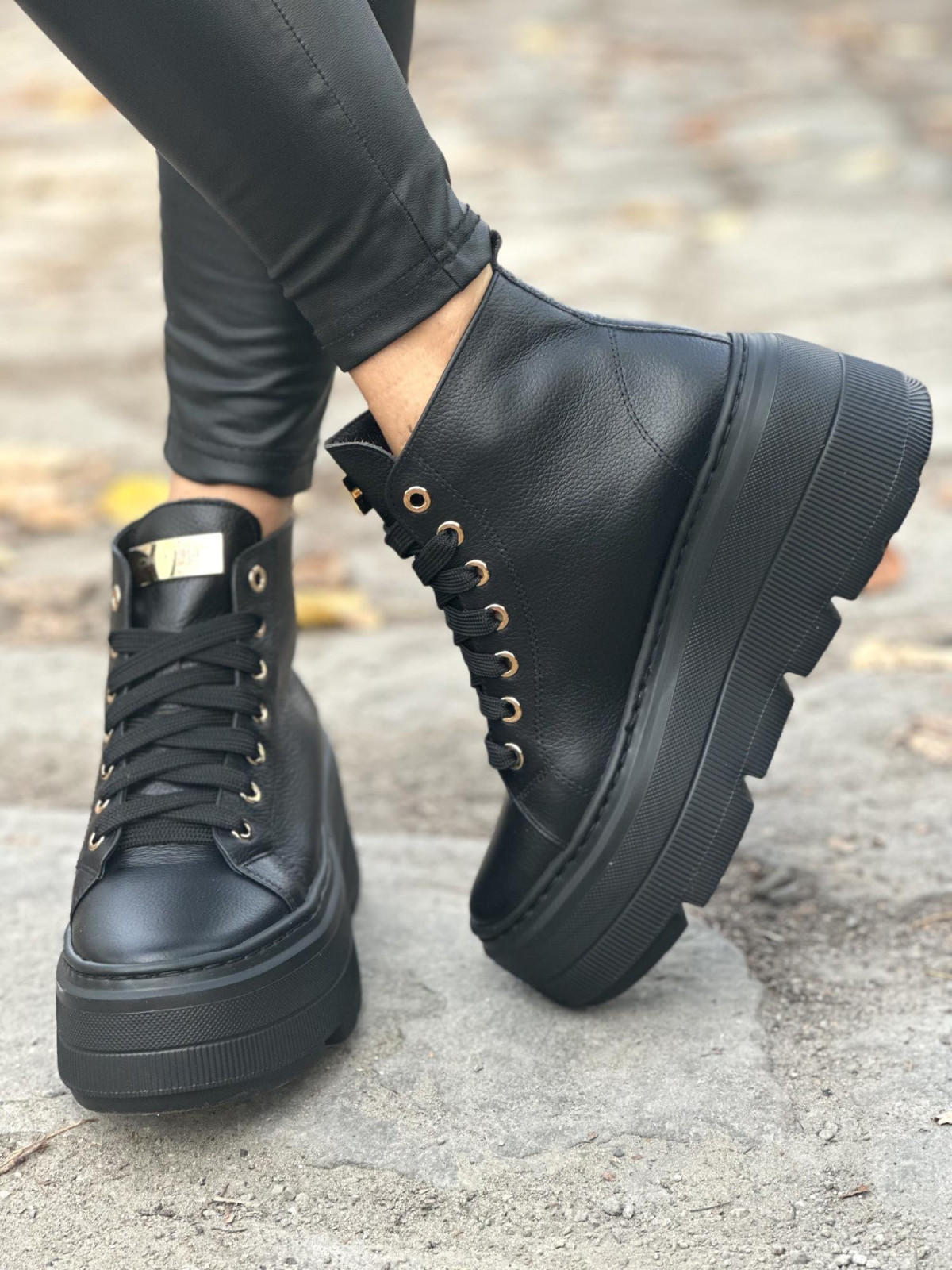 Sneakersy OLEKSY ze skóry Polskiej produkcji