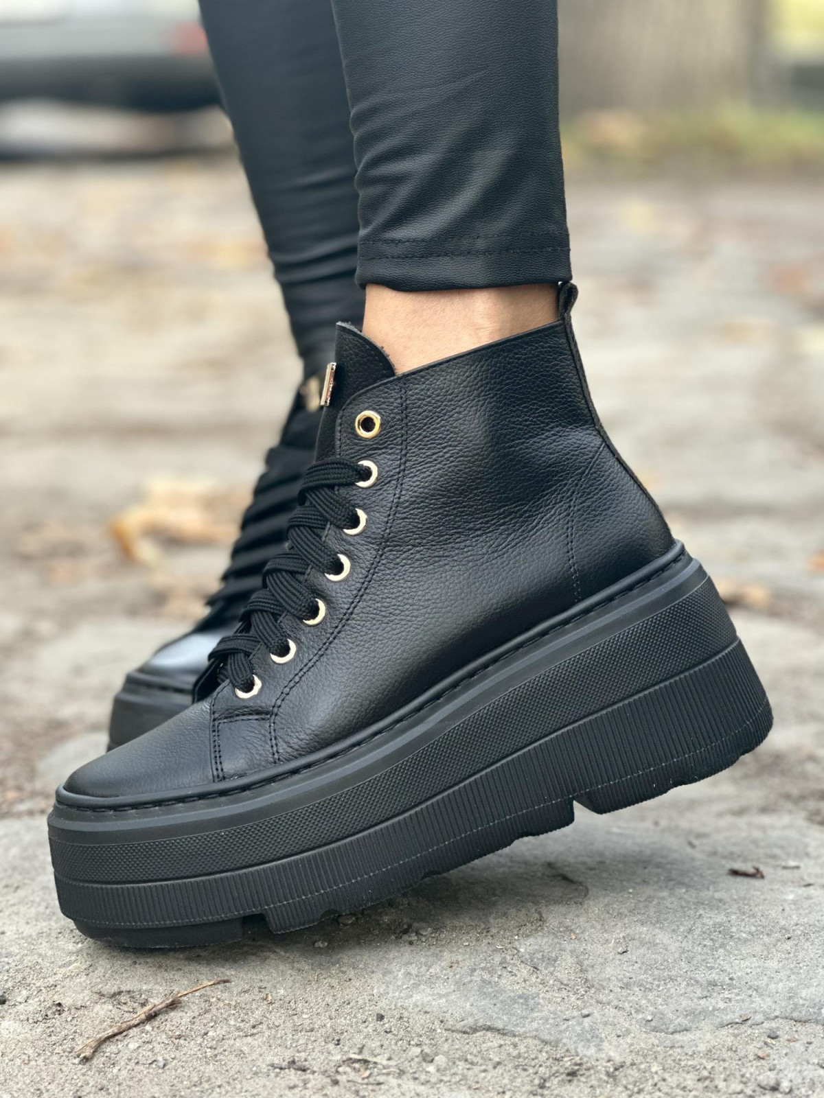 Sneakersy OLEKSY ze skóry Polskiej produkcji