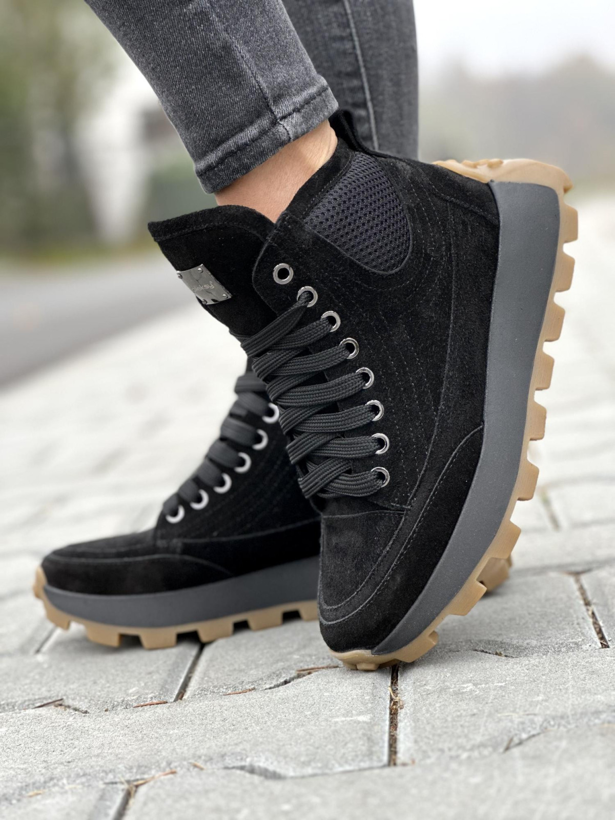 Sneakersy OLEKSY ze skóry Polskiej produkcji