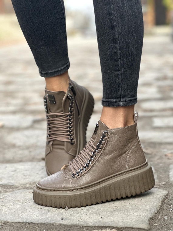 Sneakersy OLEKSY ze skóry Polskiej produkcji