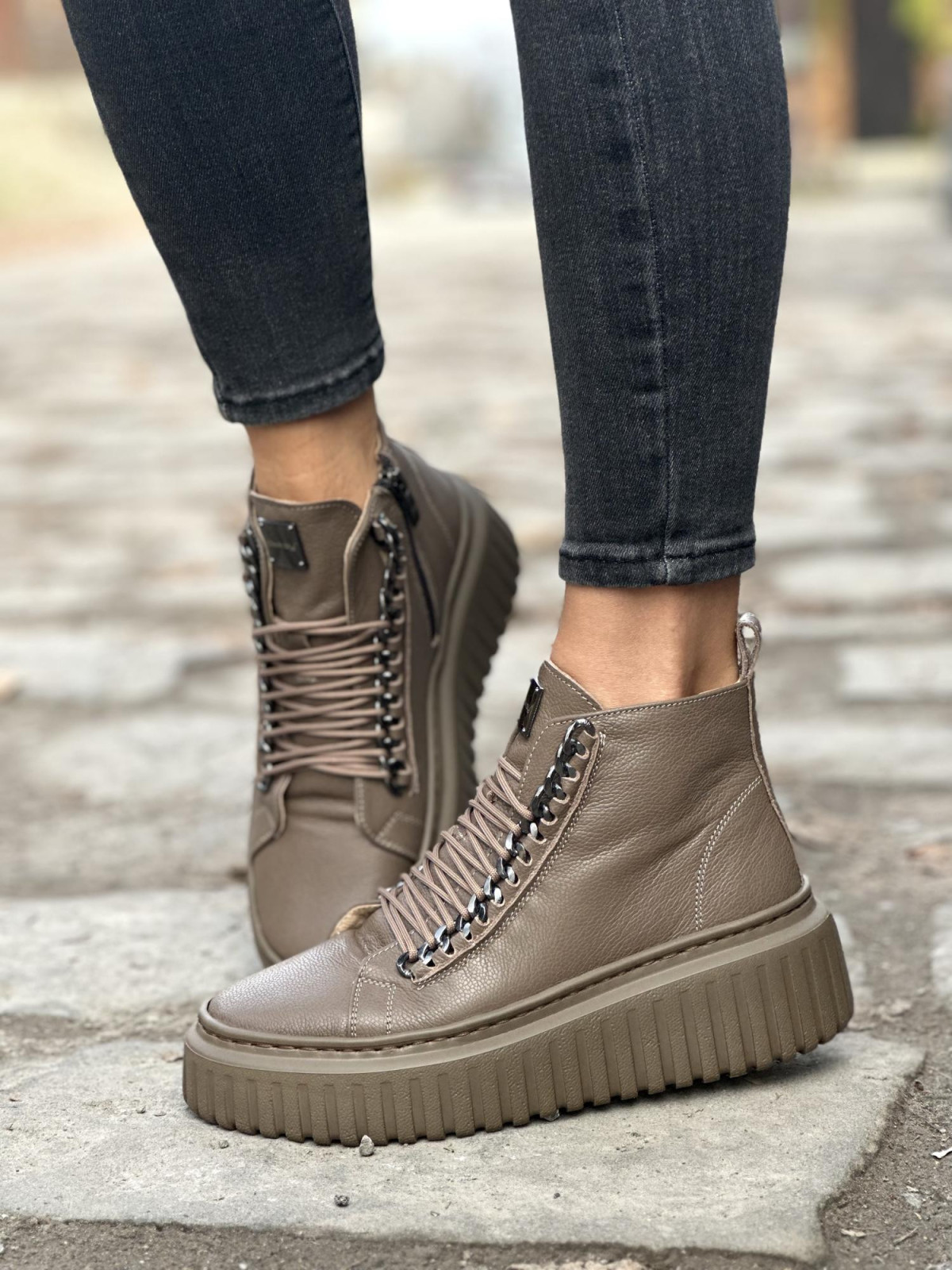 Sneakersy OLEKSY ze skóry Polskiej produkcji