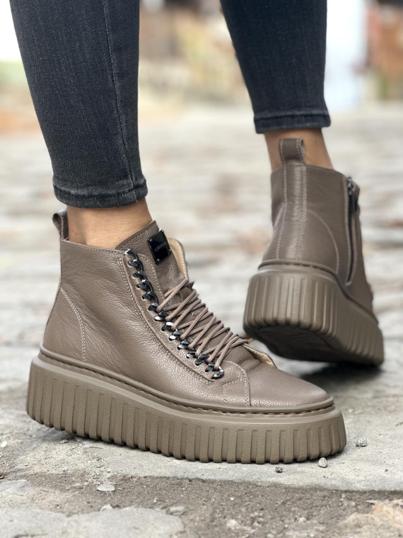 Sneakersy OLEKSY ze skóry Polskiej produkcji