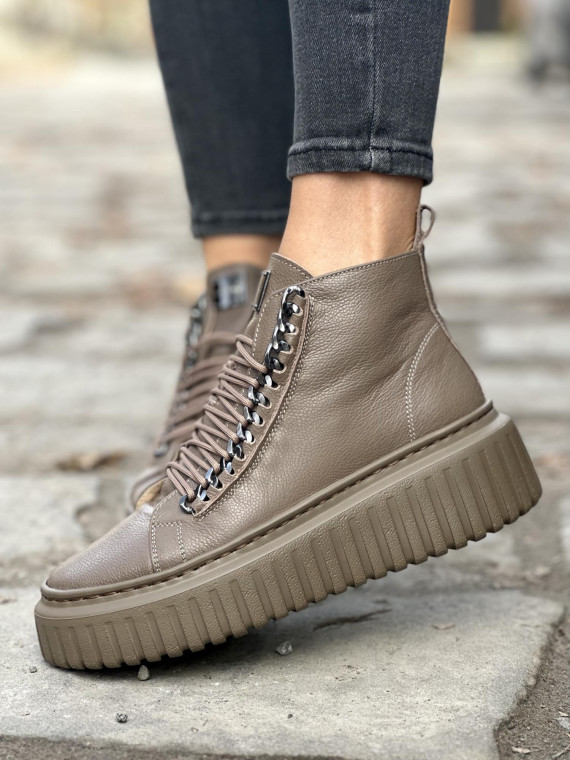 Sneakersy OLEKSY ze skóry Polskiej produkcji