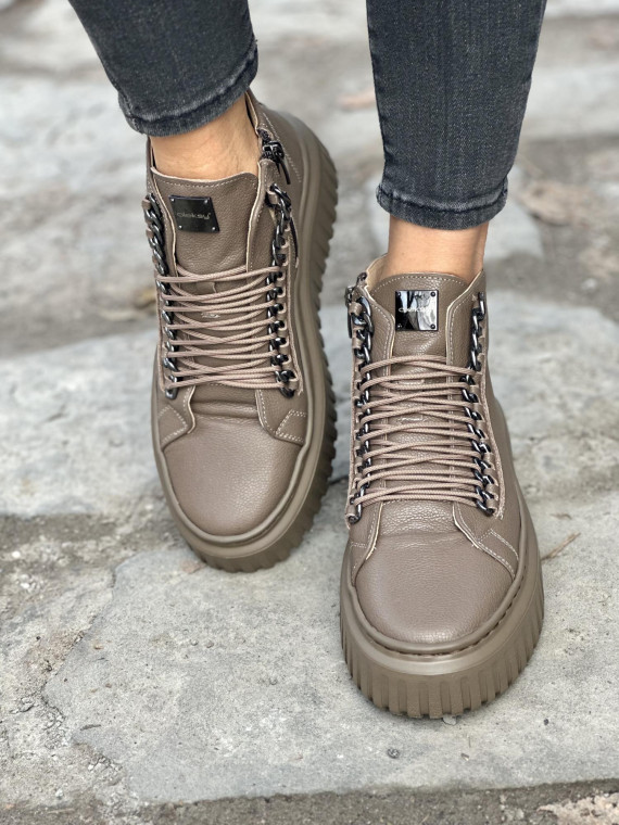 Sneakersy OLEKSY ze skóry Polskiej produkcji