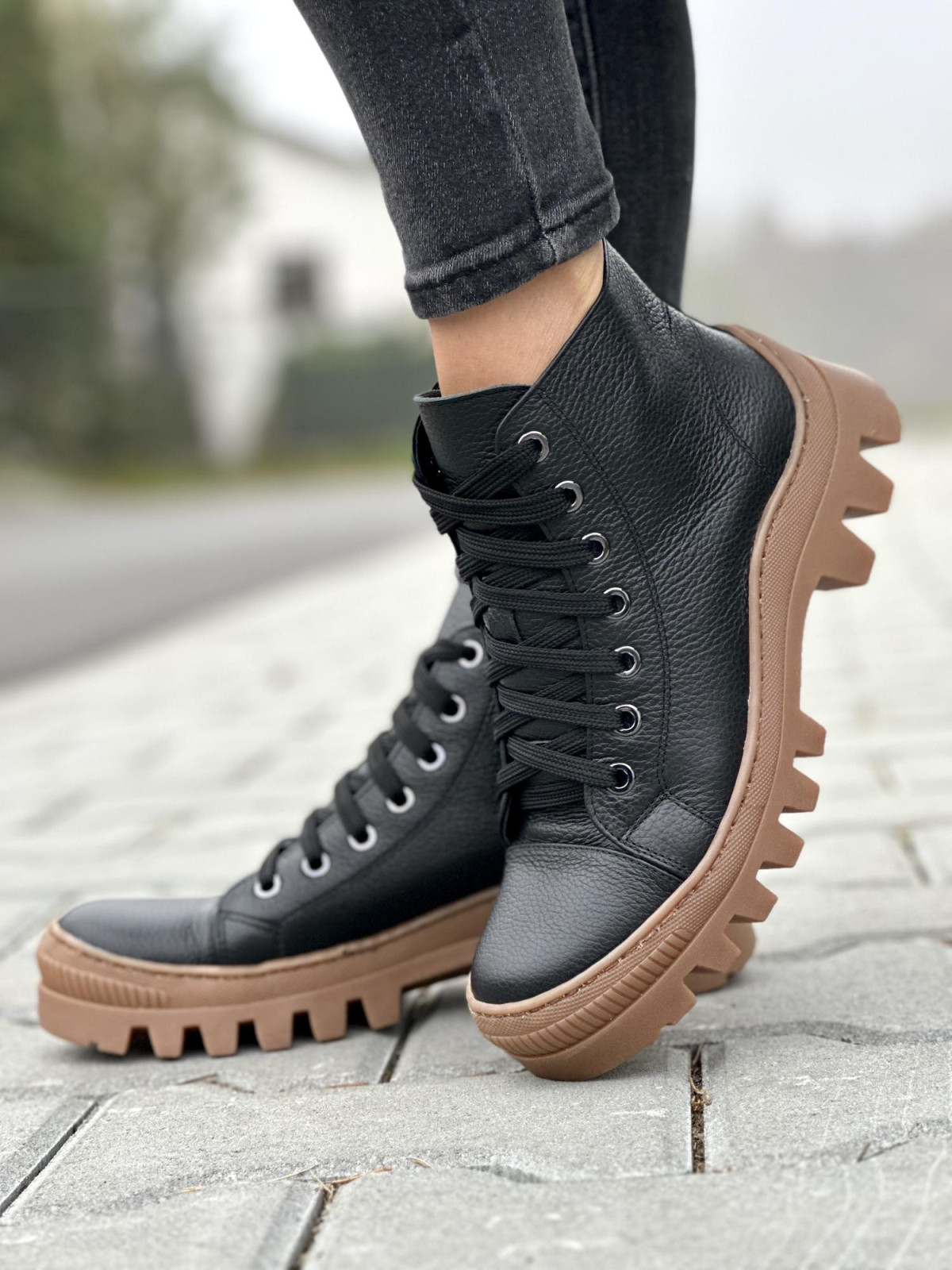 Trapery skórzane OLEKSY Polskiej produkcji