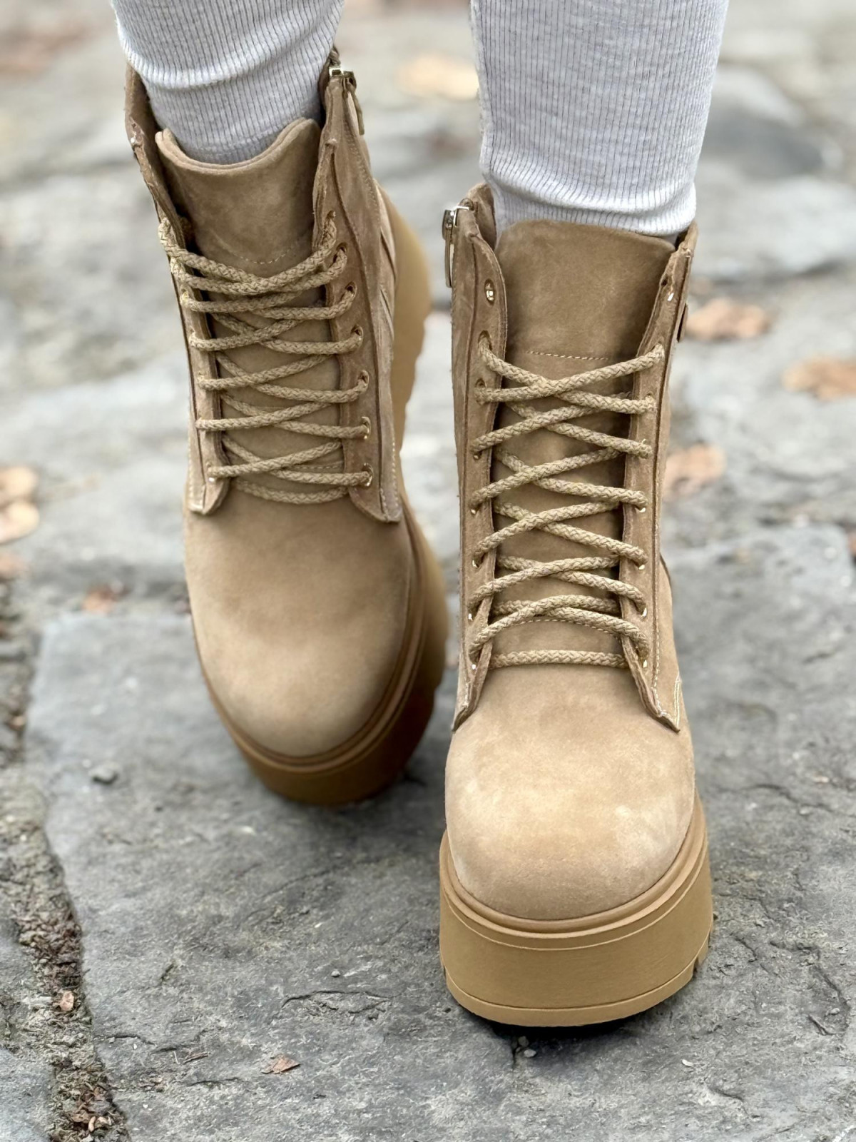 Botki skórzane OLEKSY Polskiej produkcji