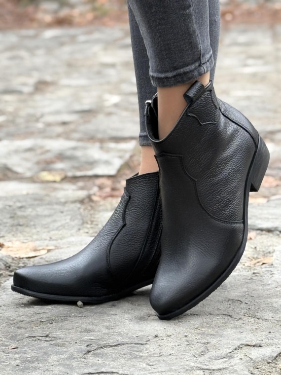 Kowbojki skórzane OLEKSY Polskiej produkcji