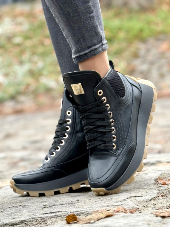 Sneakersy OLEKSY ze skóry Polskiej produkcji