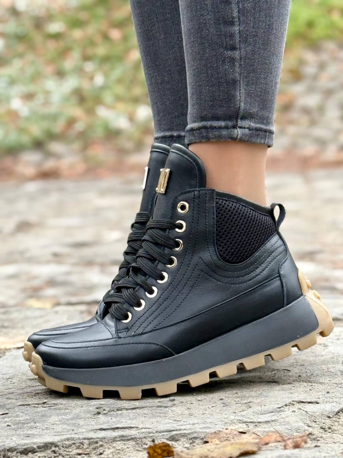 Sneakersy OLEKSY ze skóry Polskiej produkcji