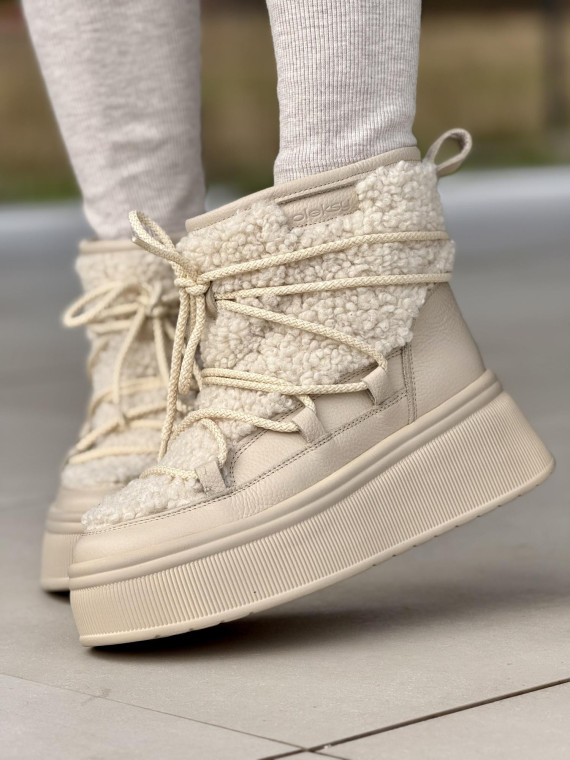 Śniegowce skórzane OLEKSY Polskiej produkcji