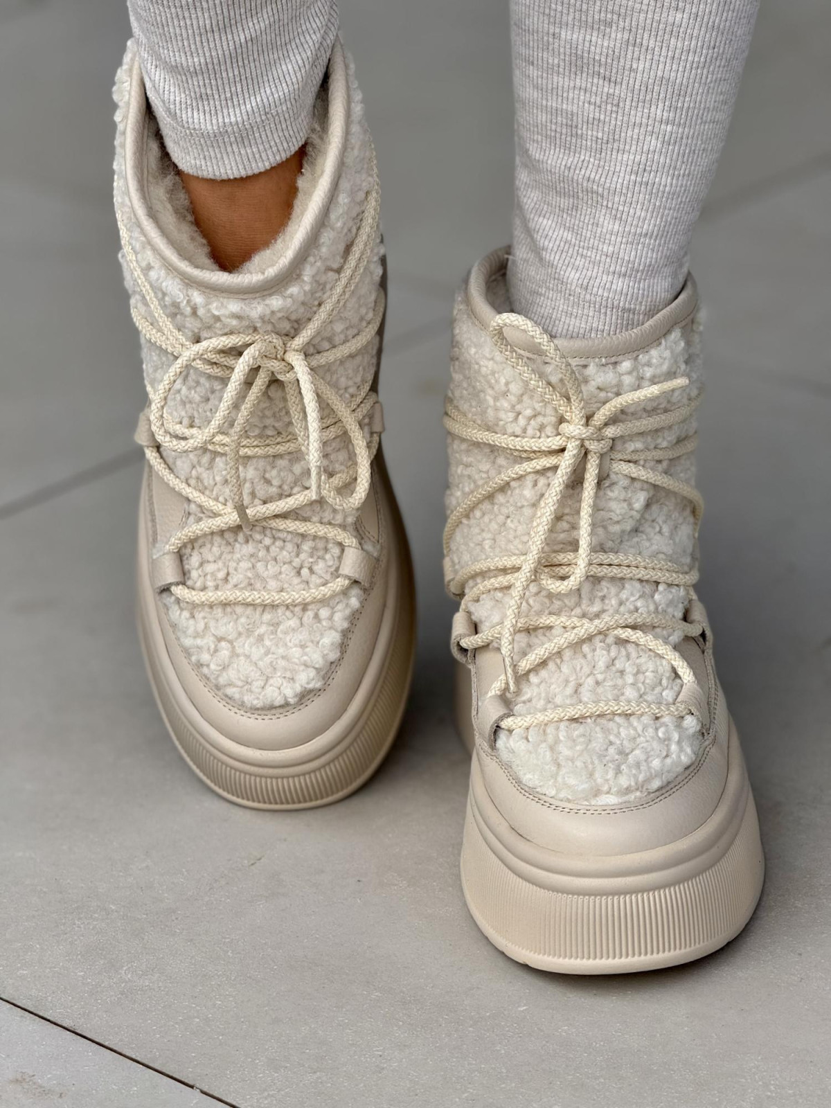 Śniegowce skórzane OLEKSY Polskiej produkcji