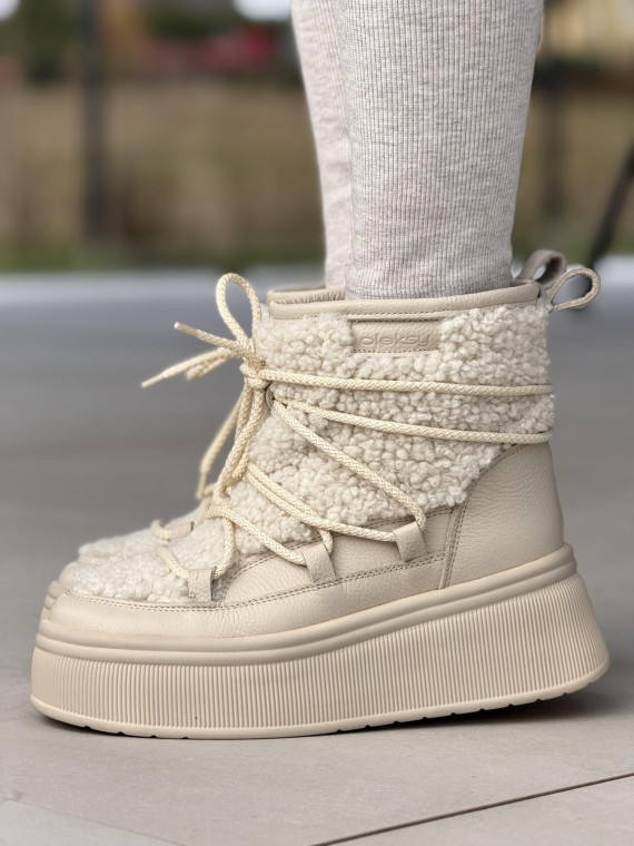 Śniegowce skórzane OLEKSY Polskiej produkcji