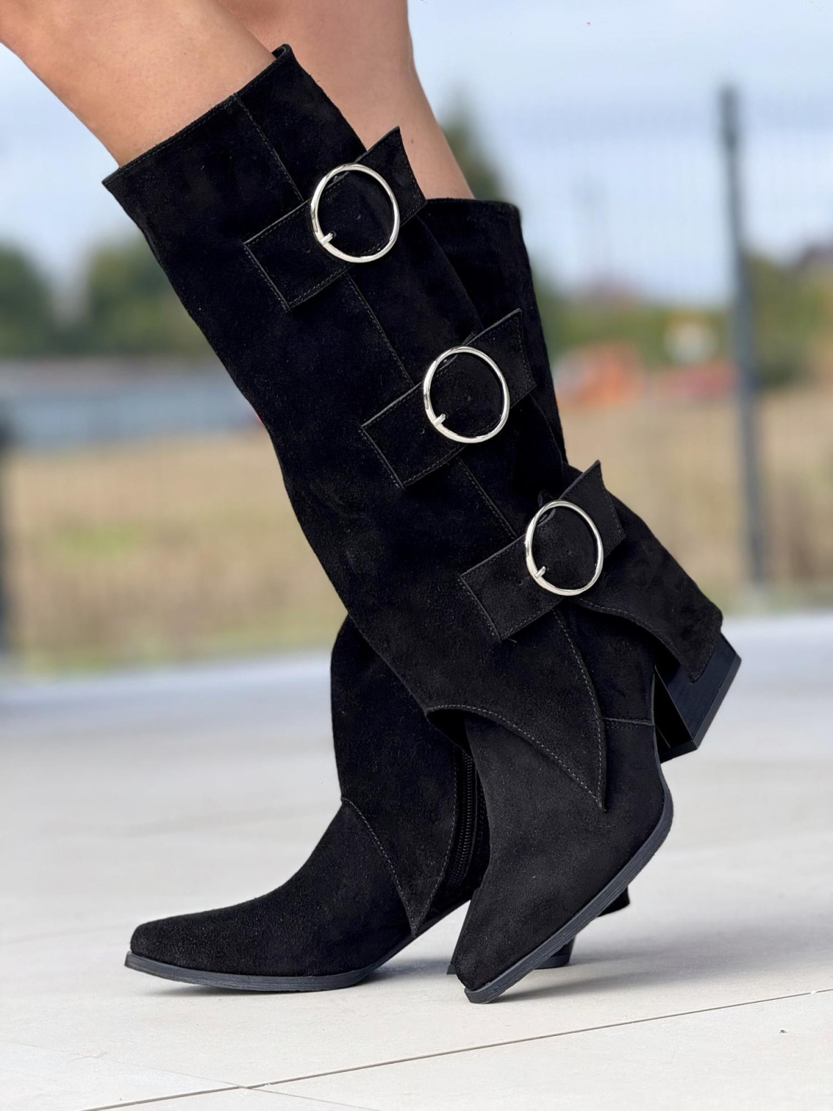 Botki skórzane OLEKSY Polskiej produkcji