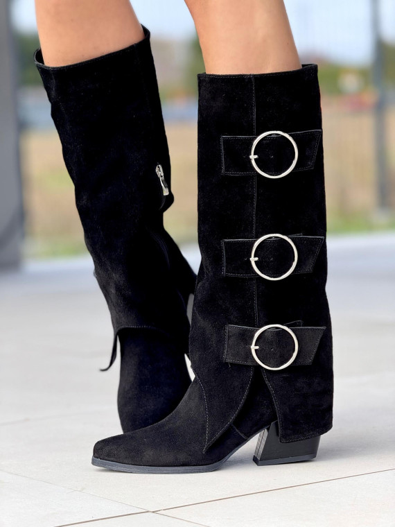 Botki skórzane OLEKSY Polskiej produkcji