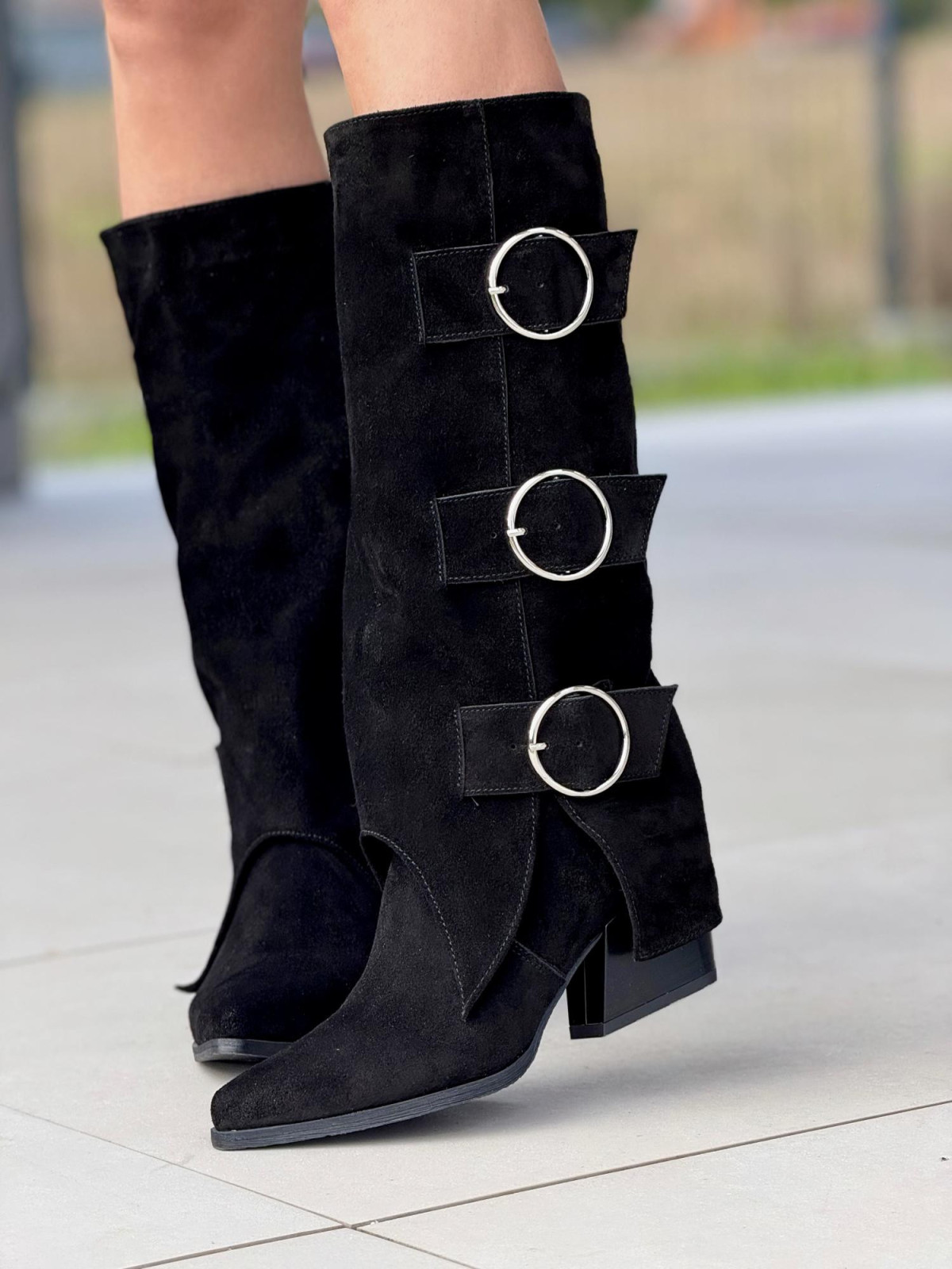 Botki skórzane OLEKSY Polskiej produkcji