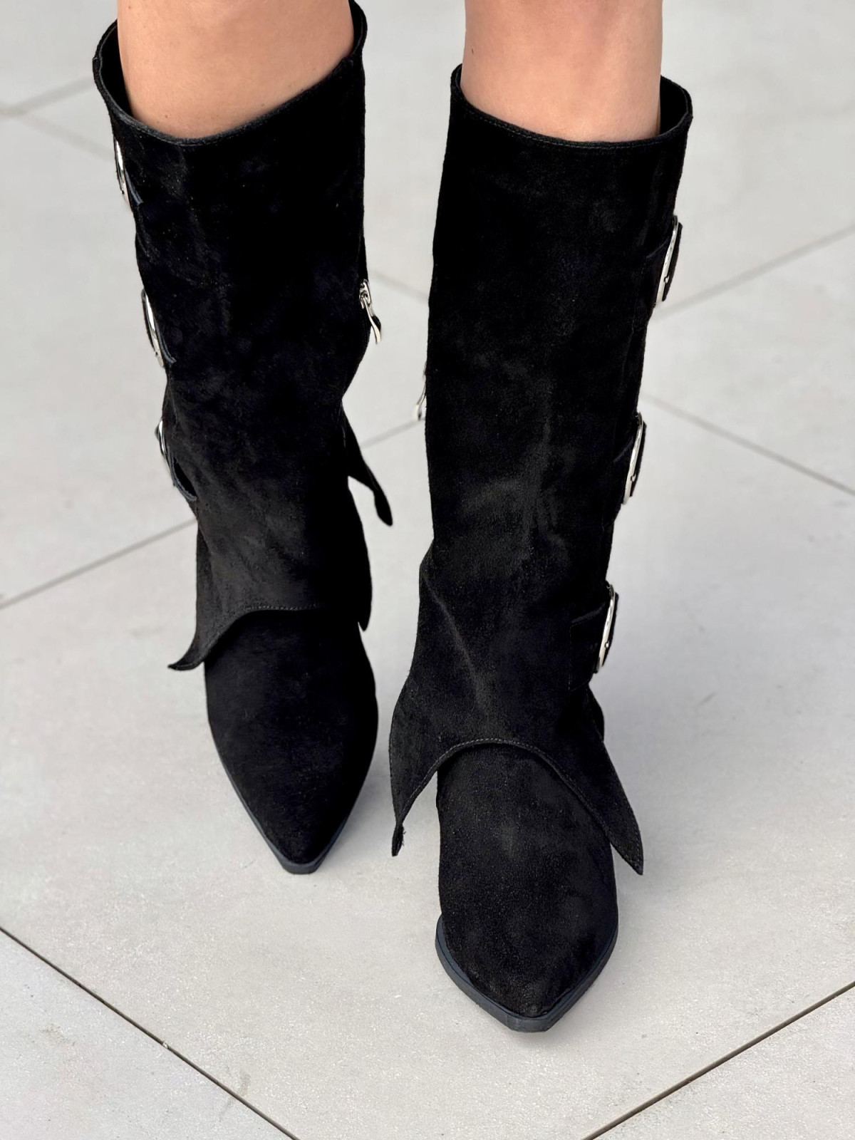 Botki skórzane OLEKSY Polskiej produkcji