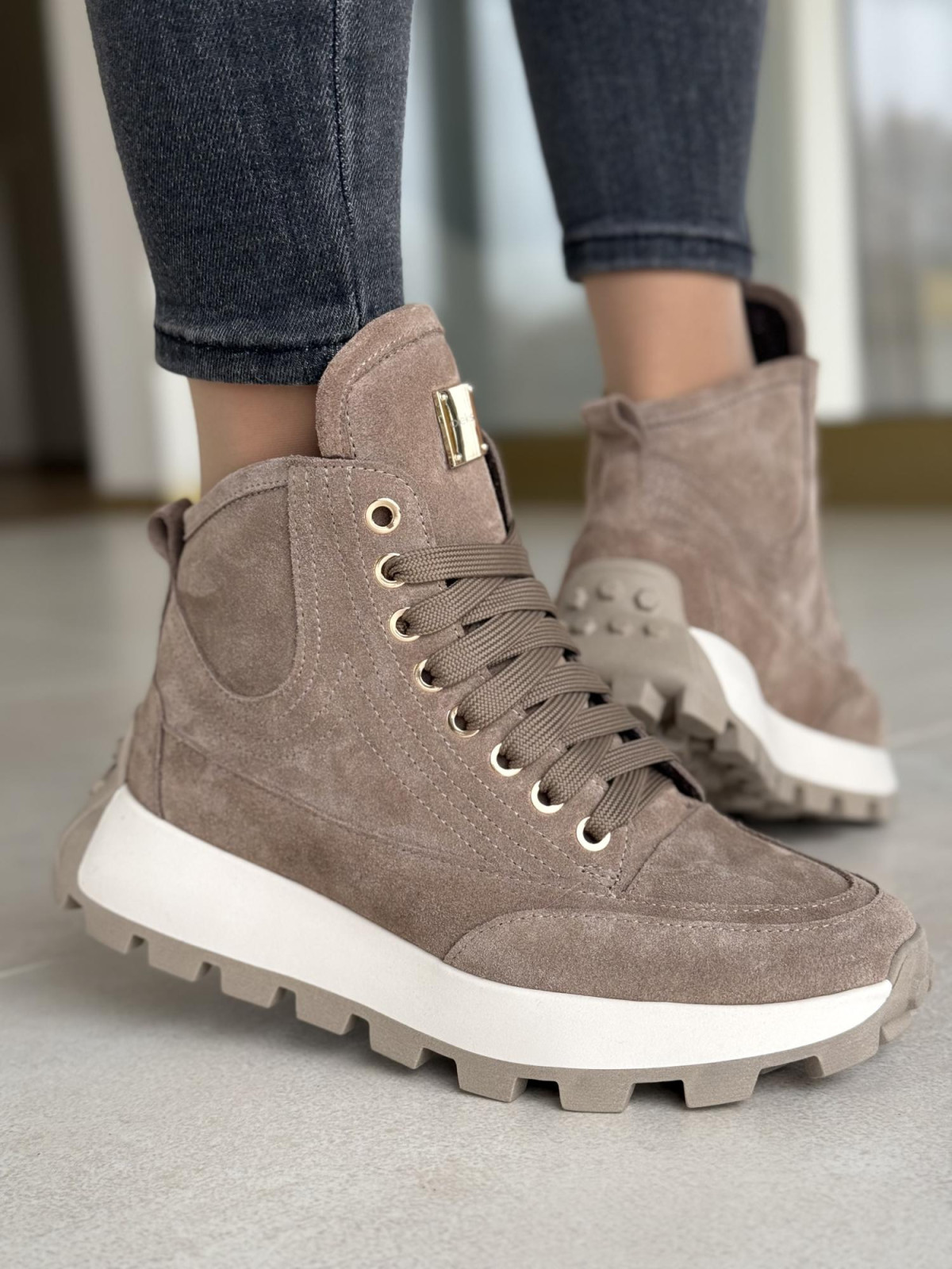 Sneakersy OLEKSY ze skóry Polskiej produkcji