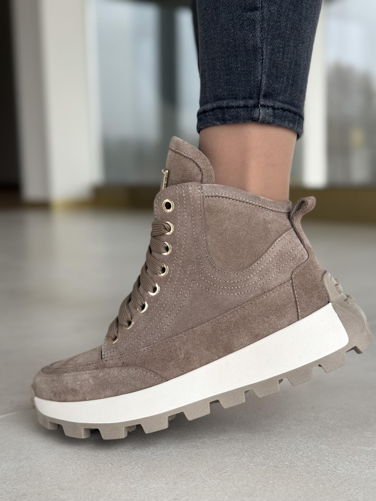 Sneakersy OLEKSY ze skóry Polskiej produkcji