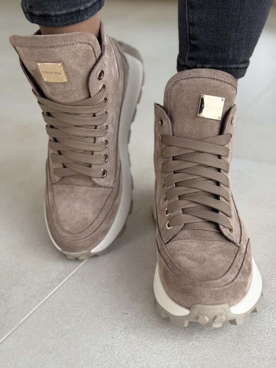 Sneakersy OLEKSY ze skóry Polskiej produkcji