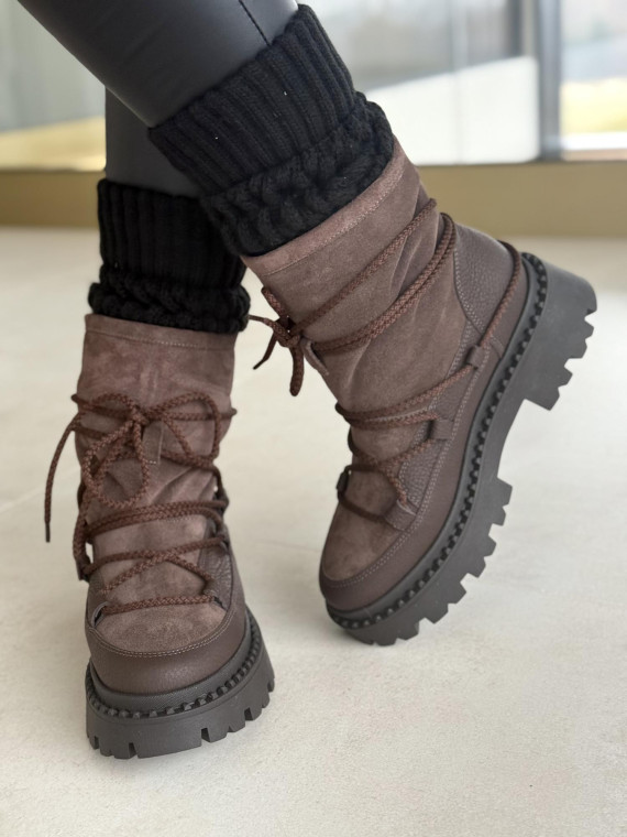 Śniegowce skórzane OLEKSY Polskiej produkcji