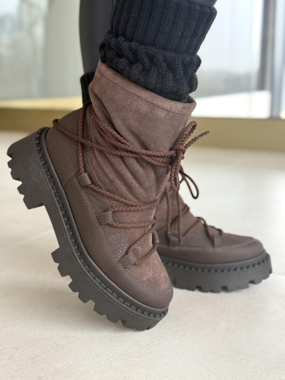 Śniegowce skórzane OLEKSY Polskiej produkcji