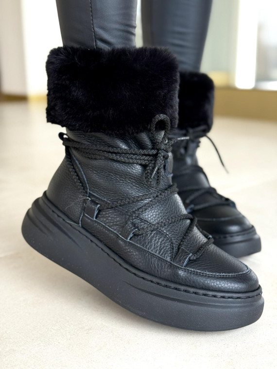 Śniegowce skórzane OLEKSY Polskiej produkcji