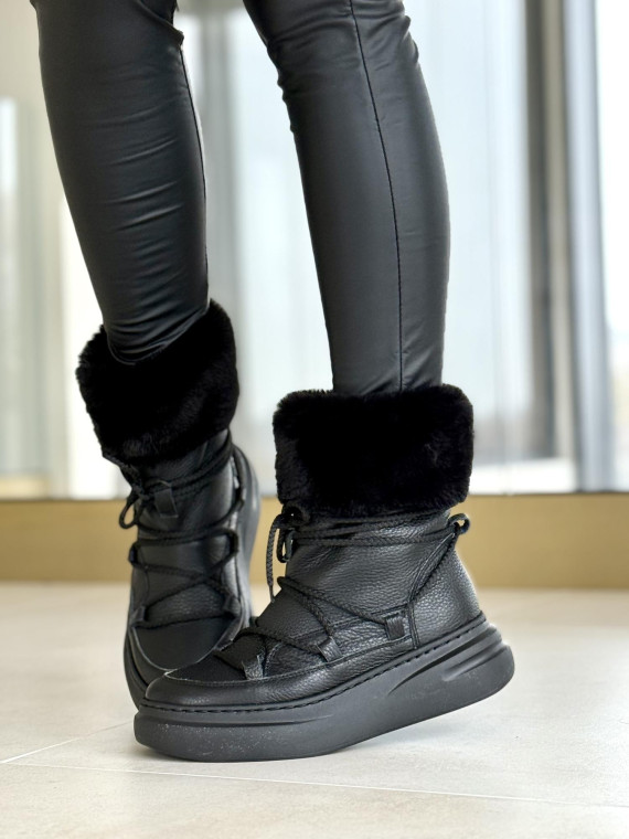 Śniegowce skórzane OLEKSY Polskiej produkcji