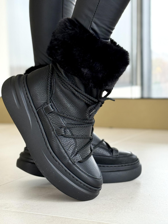 Śniegowce skórzane OLEKSY Polskiej produkcji