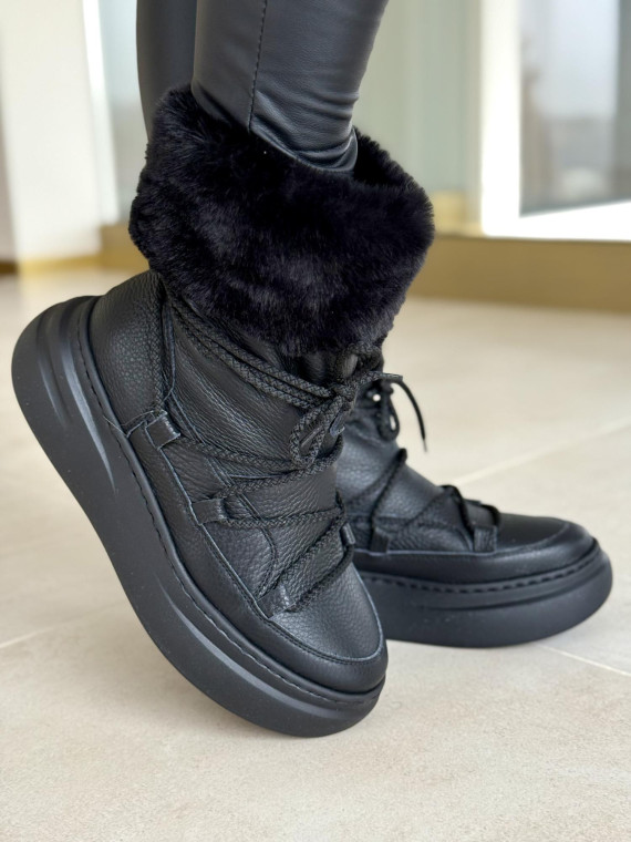 Śniegowce skórzane OLEKSY Polskiej produkcji