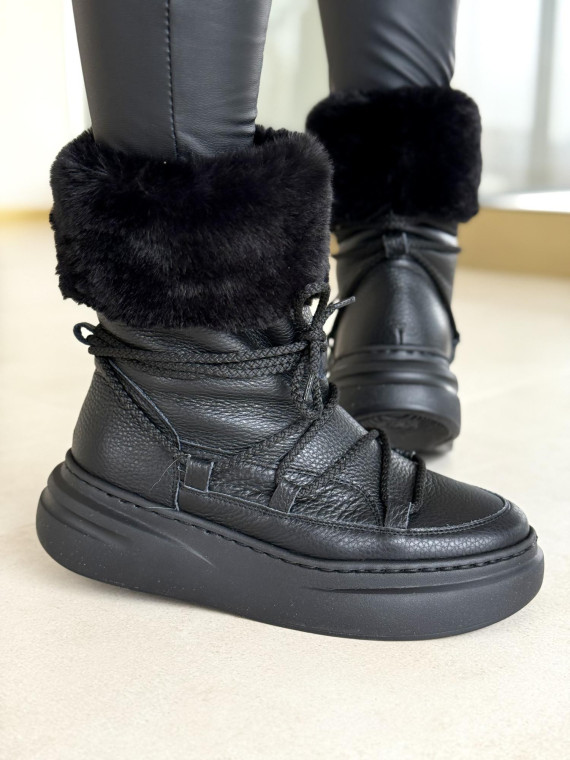 Śniegowce skórzane OLEKSY Polskiej produkcji