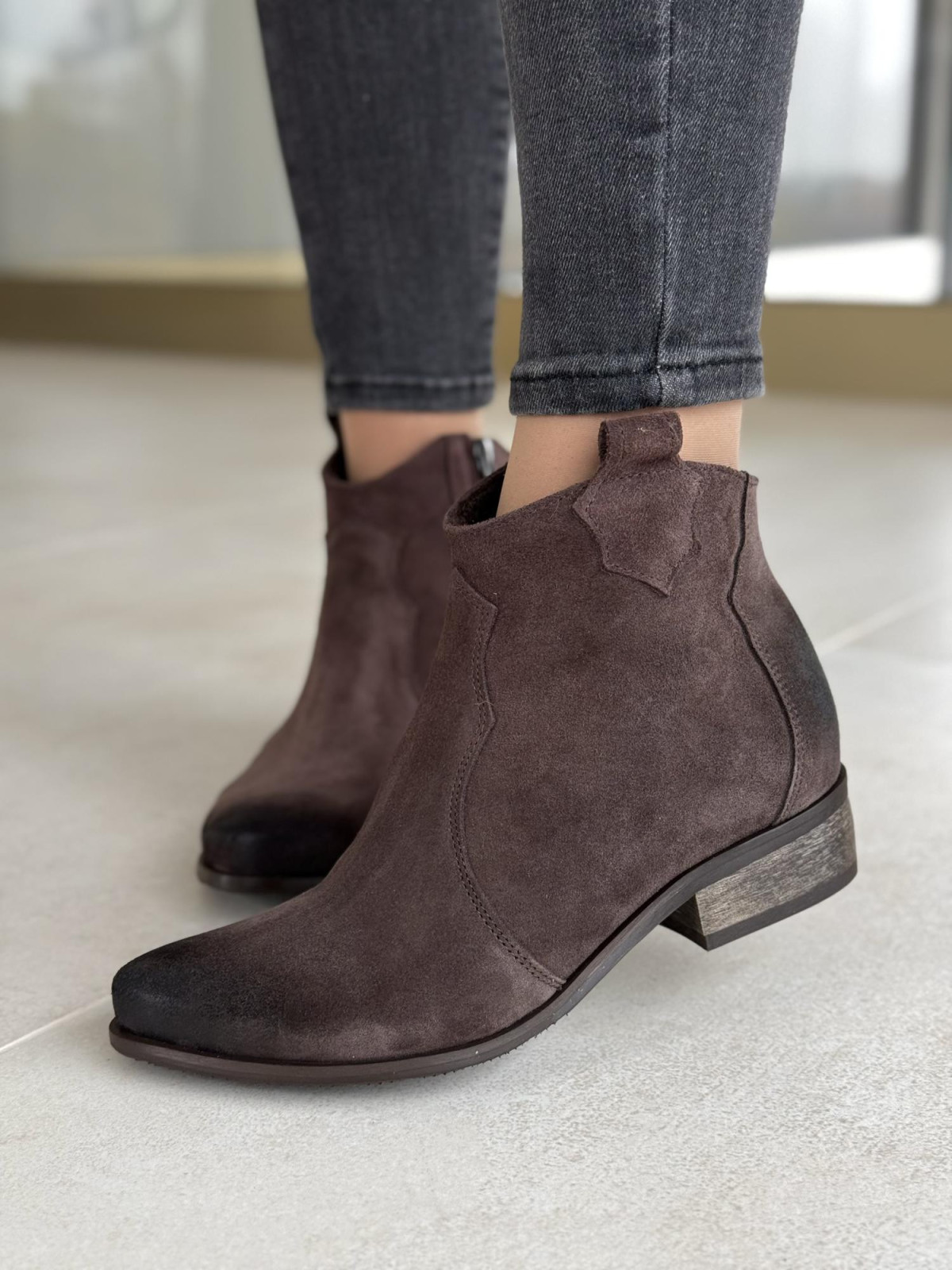 Kowbojki skórzane OLEKSY Polskiej produkcji