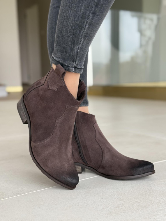 Kowbojki skórzane OLEKSY Polskiej produkcji