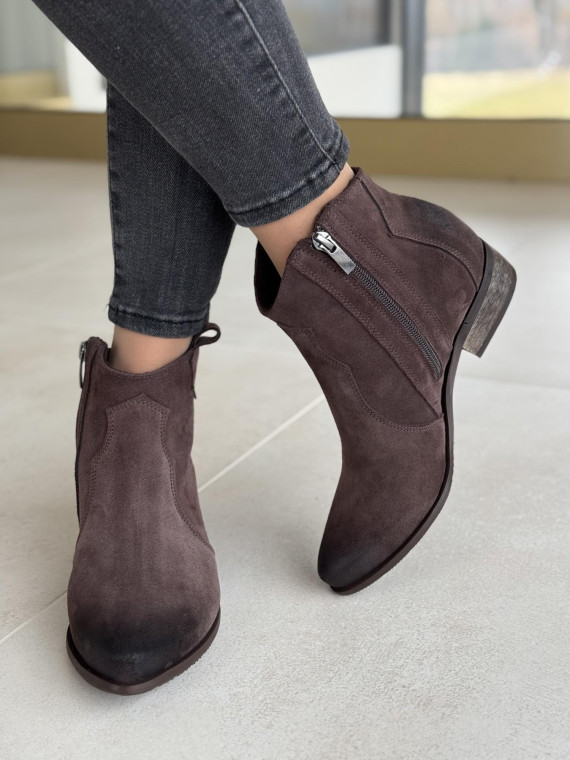 Kowbojki skórzane OLEKSY Polskiej produkcji