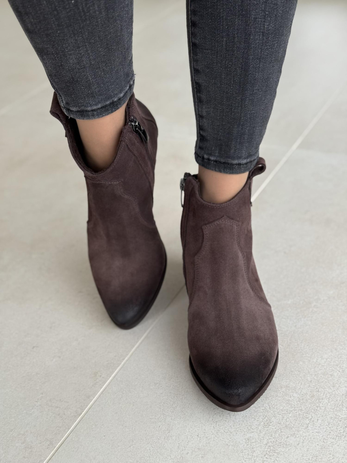 Kowbojki skórzane OLEKSY Polskiej produkcji